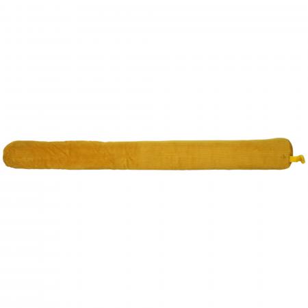 Boudin de porte 80 cm CORDUROY velours côtelé jaune
