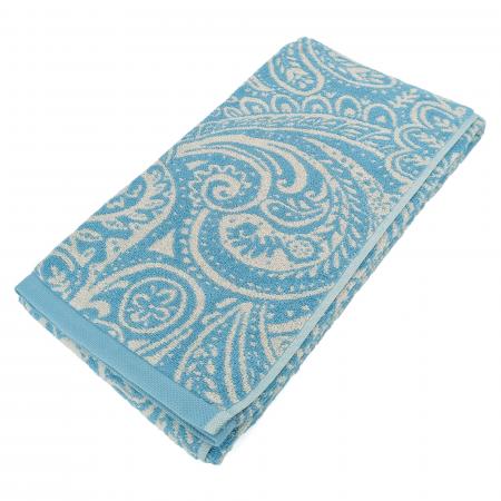 Drap de douche 100% coton 70x140 cm PLENTY bleu