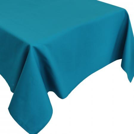 Nappe rectangle 160X200 cm DIABOLO bleu Canard traitement teflon