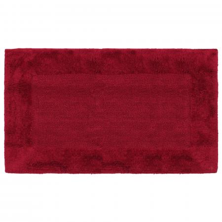 Tapis de bain 70x120 cm DREAM rouge Bordeaux 2100 g/m2