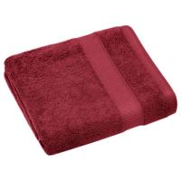 Drap de bain 95x140 cm NAÏA rouge Carmin