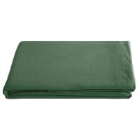 Drap plat 240x290 cm pur coton PALACE vert cedre