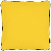 Housse de coussin 55x55 cm MONTSEGUR jaune Curcuma