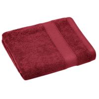 Serviette de toilette 50x90 cm NAÏA rouge Carmin