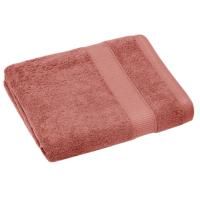 Serviette de toilette 50x90 cm NAÏA rose Pêche