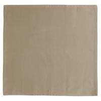 Lot de 6 serviettes de table 45x45 cm YUCO 100% coton chambrey beige