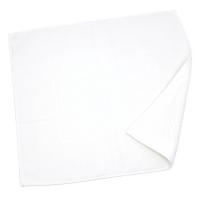 Tapis de bain antidérapant 60x60 cm velours PRESTIGE blanc