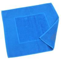Tapis de bain antidérapant 60x60 cm velours PRESTIGE bleu Turquoise