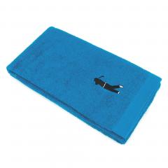 Drap de douche 70x140 cm 100% coton 550 g/m2 PURE GOLF Bleu Turquoise