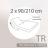 Protège matelas absorbant Antonin - blanc - 2x90x210 Spécial lit articulé - TR