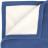 Couverture polaire luxe 180x220 cm 100% polyester 430 g/m2 NARVIK Bleu Pétrole/Naturel