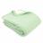 Couverture polaire luxe 180x220 cm 100% polyester 430 g/m2 NARVIK Vert Tilleul
