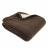 Couverture polaire luxe 220x240 cm 100% polyester 430 g/m2 NARVIK Marron Chocolat