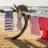 Drap de plage Fouta 100x180 cm 100% coton 290 g/m² VENTSPILS Rayures Beiges