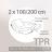 Drap housse relaxation uni 2x100x200 cm 100% coton ALTO Calcium - TPR Tête et pied relevable