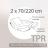 Drap housse relaxation uni 2x70x220 cm 100% coton ALTO Blanc - TPR Tête et pied relevable