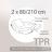 Drap housse relaxation uni 2x80x210 cm 100% coton ALTO Macaron - TPR Tête et pied relevable