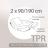 Drap housse relaxation uni 2x90x190 cm 100% coton ALTO Garance - TPR Tête et pied relevable
