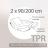 Drap housse relaxation uni 2x90x200 cm 100% coton ALTO Blanc - TPR Tête et pied relevable