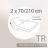 Drap housse relaxation uni 2x70x210 cm 100% coton ALTO Garance - TR Tête relevable uniquement