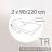 Drap housse relaxation uni 2x90x220 cm 100% coton ALTO Blanc - TR Tête relevable uniquement