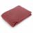 Drap housse flanelle unie 180x200 cm 100% coton WALES rouge Tomette