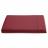 Drap plat 270x300 cm percale de coton MANOIR rouge Carmin