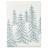 Housse de couette 240x220 cm percale de coton RÉCIT D'HIVER paysage nordique