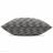 Housse de coussin 70x70 cm SHELL gris Argent