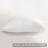 Housse de protection d'oreiller imperméable 60x60 cm Céline Blanc