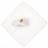 Peluche licorne blanche 20cm avec plaid 75x100 cm collection LITTLE CANDY blanc