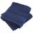 Lot de 2 serviettes invité 30x50 cm LUXOR bleu marine