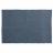 Tapis rectangulaire 60x90 cm pur coton MOOREA bleu ardoise