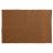 Tapis rectangulaire 60x90 cm pur coton MOOREA marron terre cuite