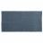 Tapis rectangulaire 70x140 cm pur coton MOOREA bleu ardoise