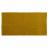 Tapis rectangulaire 70x140 cm pur coton MOOREA jaune gold