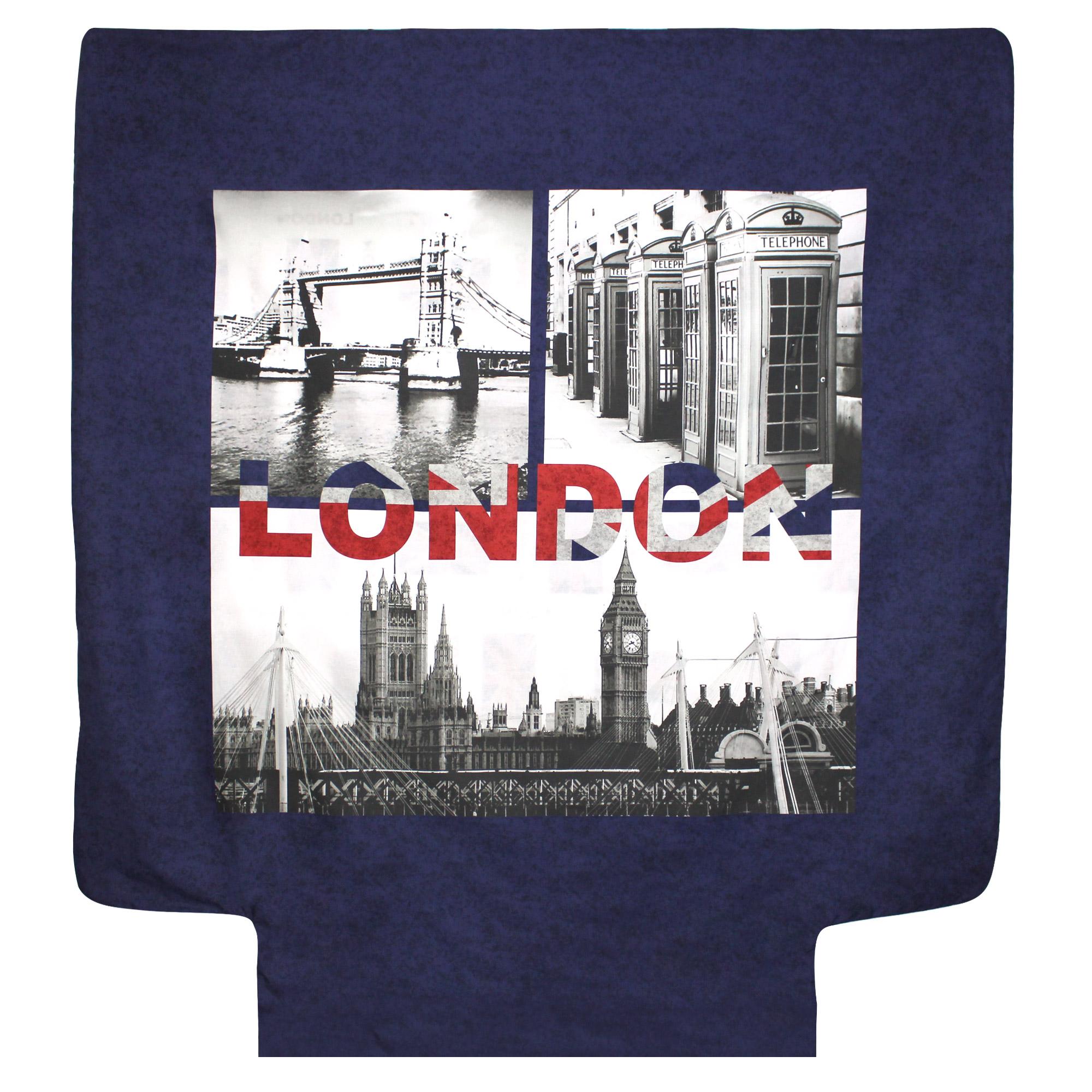 Housse de couette - London city - 140 x 200 cm + taie - 100% coton