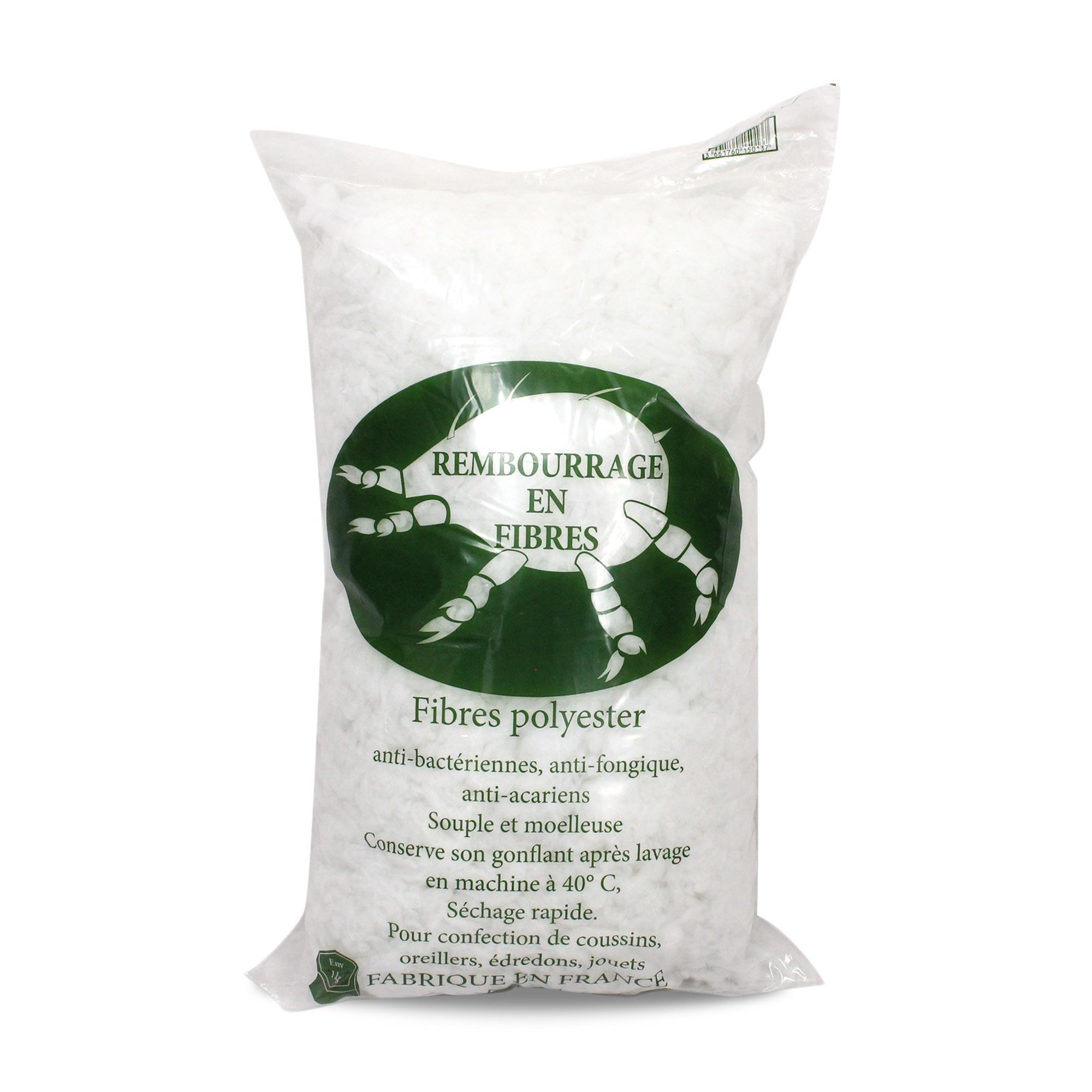 Rembourrage Synthétique Fibres polyester antiacariens sac 1 kg