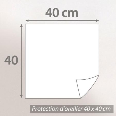 Housse de Protection d'oreiller imperméable 40x40 Antony