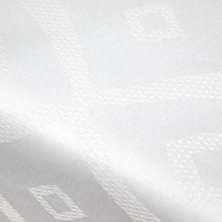Chemin de table 45x150 cm Jacquard 100% polyester BRUNCH blanc