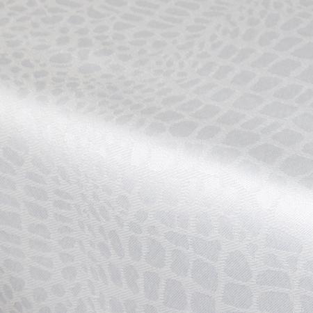 Chemin de table 45x150 cm Jacquard 100% polyester LOUNGE blanc