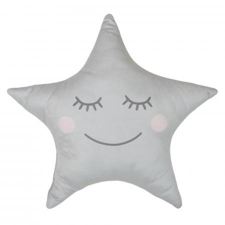 Coussin 37x44 cm polyester STELLA gris