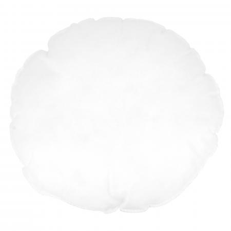 Coussin à recouvrir rond 25 cm C BULLET Blanc garnissage polyester