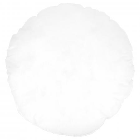 Coussin à recouvrir rond 40 cm C BULLET Blanc garnissage polyester