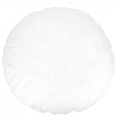 Coussin à recouvrir rond 45 cm C BULLET Blanc garnissage polyester