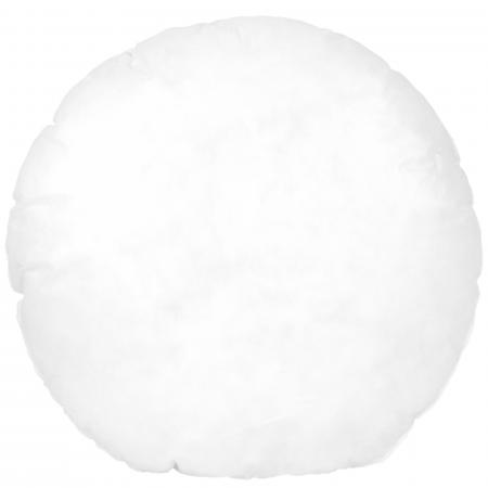 Coussin à recouvrir rond 55 cm C BULLET Blanc garnissage polyester