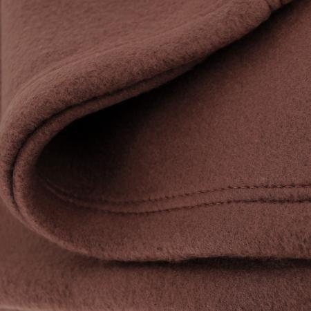 Couverture polaire 240x260 cm Isba marron Taupe 100% Polyester 320