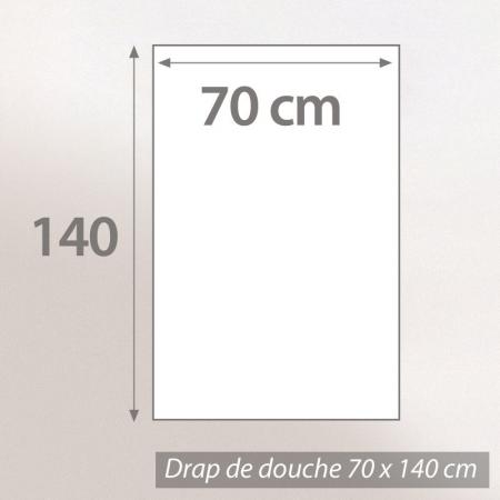 Drap de douche 70x140 cm ROYAL CRESENT Acier 650 g/m2