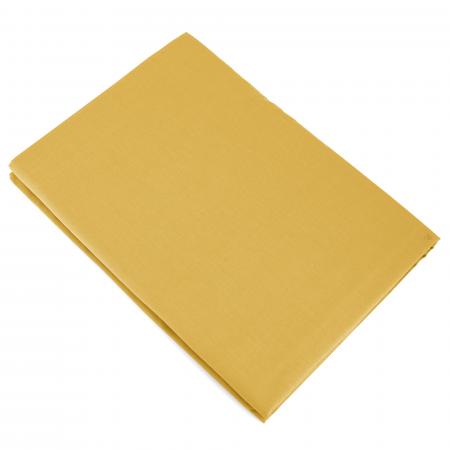 Drap plat uni 240x310 cm 100% coton ALTO jaune bourdon