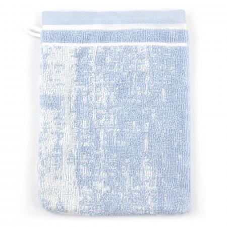 Gant de toilette 16x21 cm 100% coton 500 g/m2 TOSCA CLASSIQUE Bleu